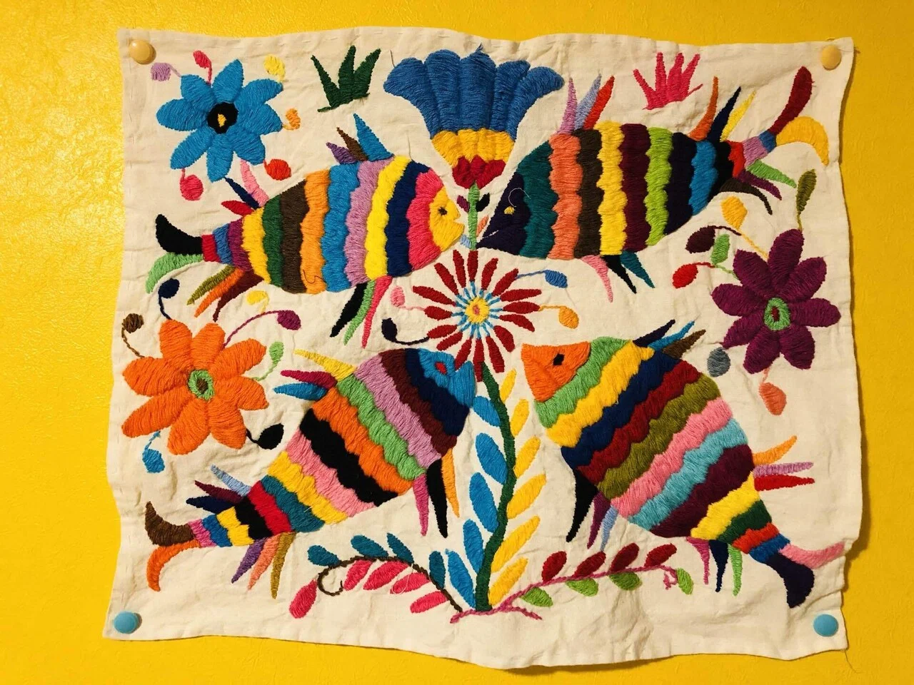 メキシコ民芸品①オトミ刺繍｜えりん