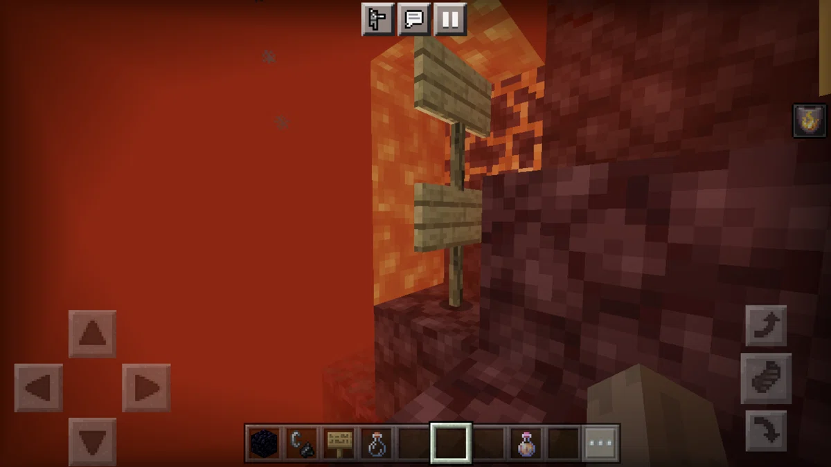 Cheat [Minecraft Bedrock Edition] How to see through lava to find rare ...