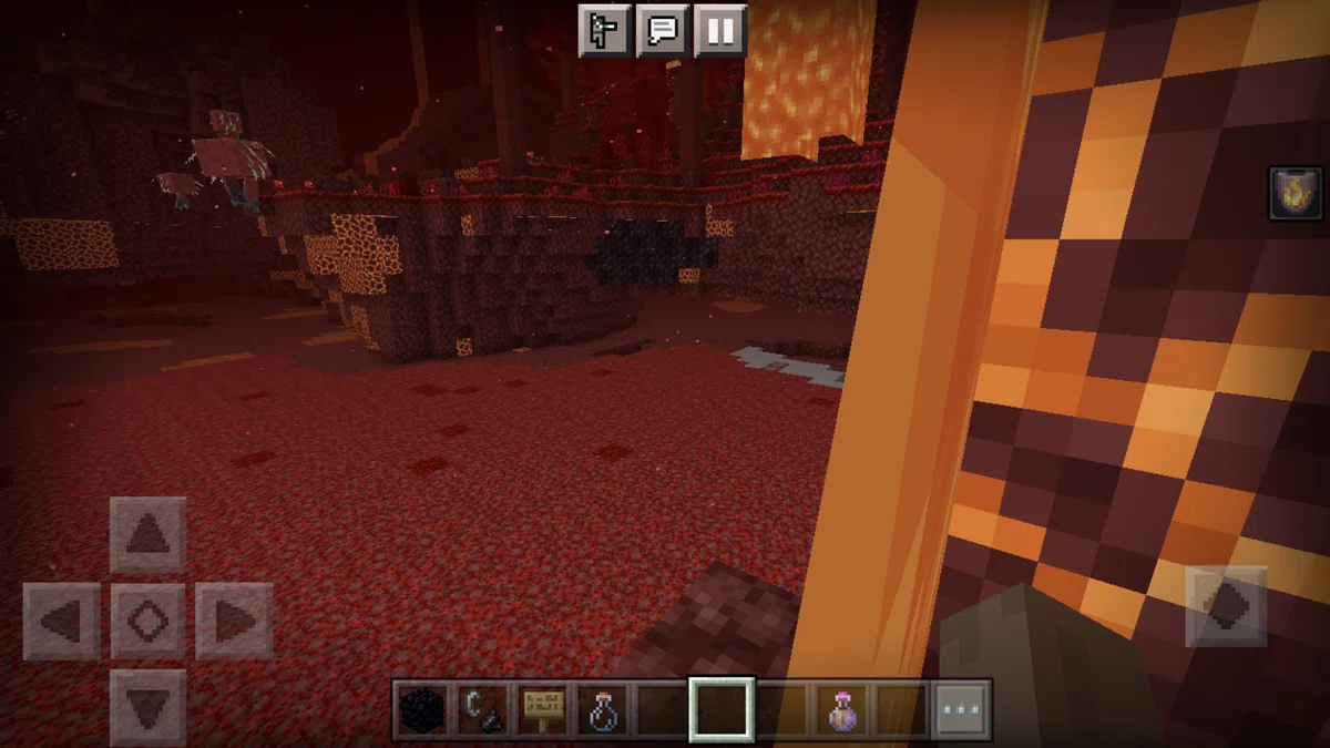 Cheat [Minecraft Bedrock Edition] How to see through lava to find rare ...
