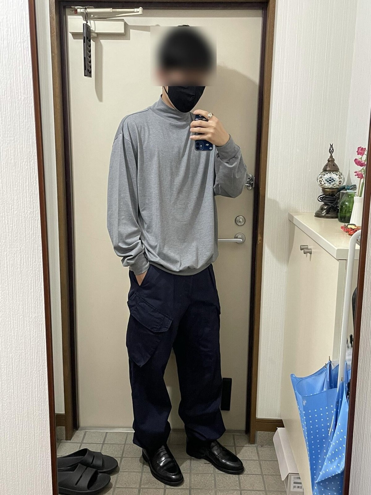 blurhmsのSilk Cotton 20/80 High-neck Big L/S【Heather
