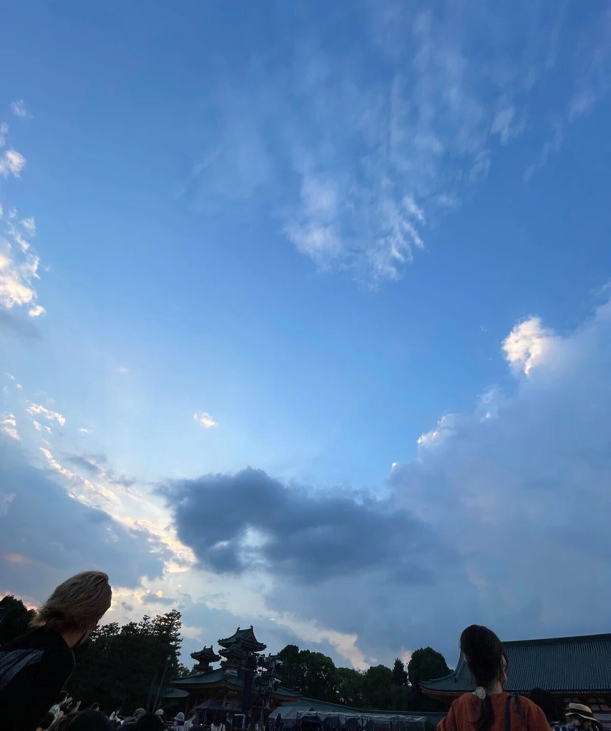 平安神宮上空
