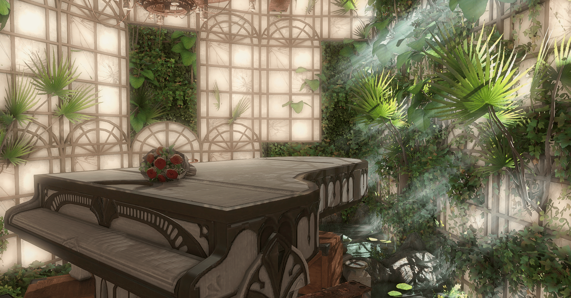 Ff14 幻想と静謐が同居した空間 無言歌 Mugonka Mana Chocobo Ff14ハウス探訪 Note