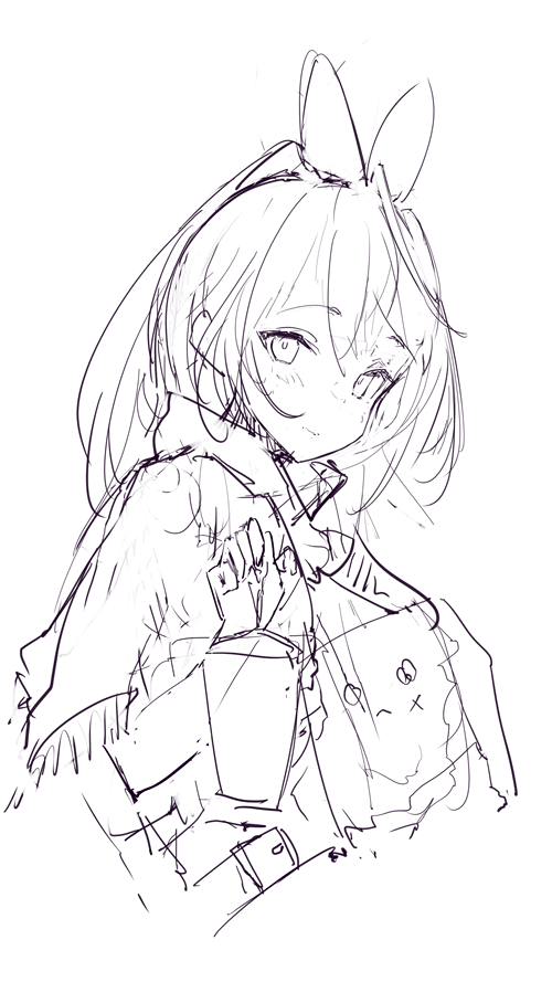 イラスト夏合宿 14 ラフを描く ゆやぃやうい Note