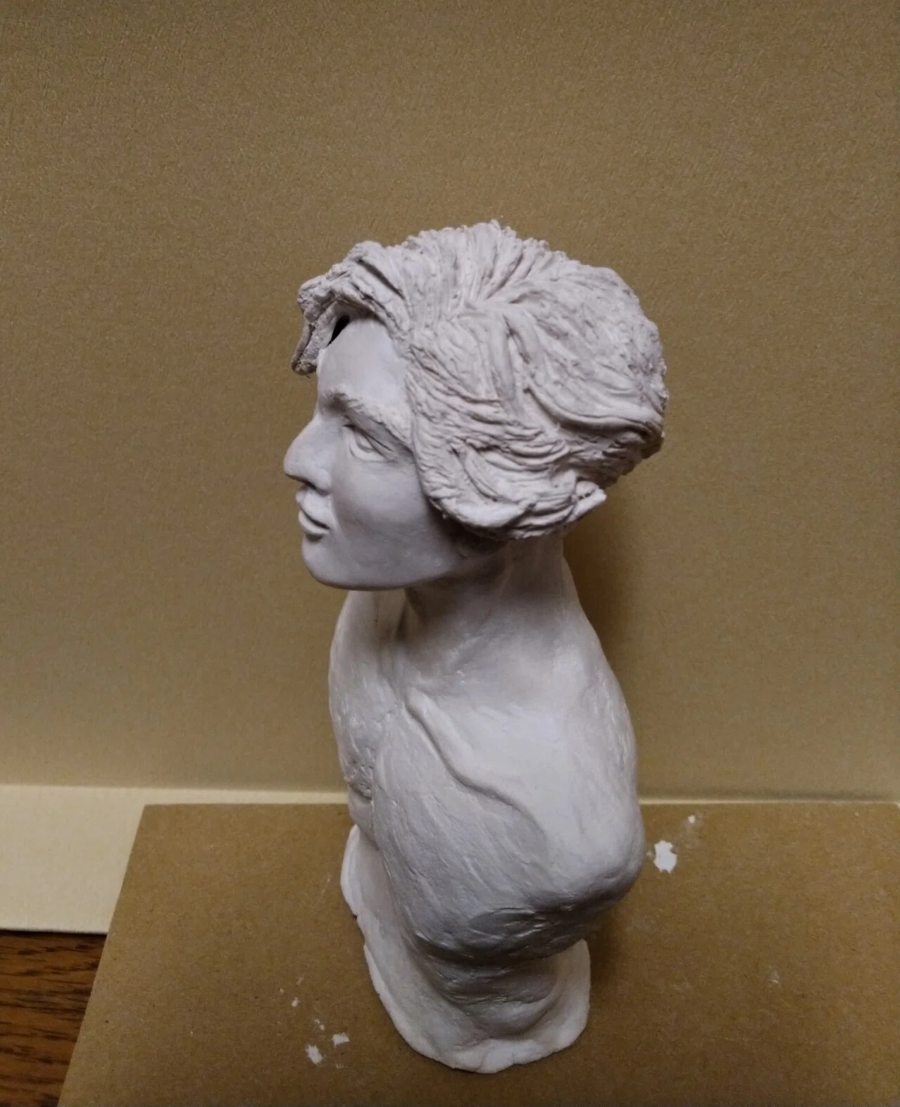 続・全くの素人が彫塑で藤井風フィギュアに挑戦する＜第4回＞｜あんこ