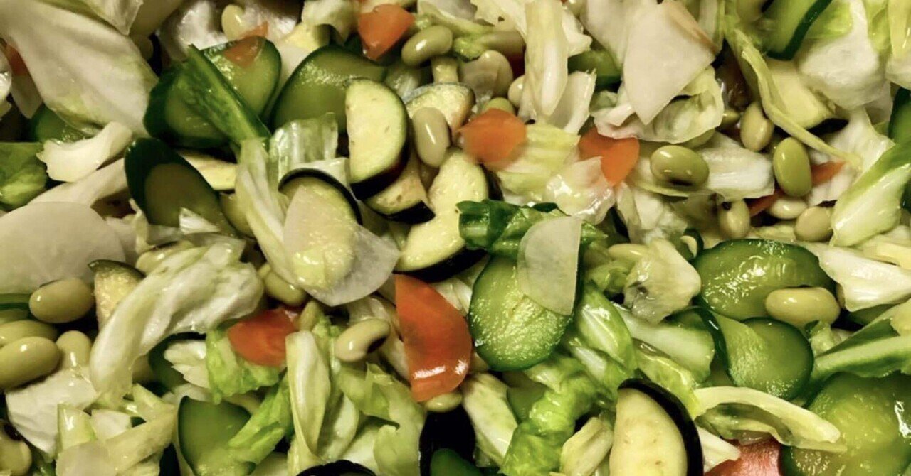 マイベスト常備菜 サラダ感覚で食べる青大豆と野菜の浅漬け マツダミキヲ 料理人 Note マイベスト常備菜 サラダ感覚で食べる青大豆と野菜の浅漬け マツダミキヲ 料理人 Note