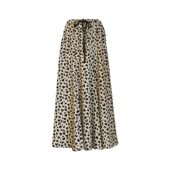 TVドラマ「理想のオトコ」 里々佳様着用「Heart leopard flare TVドラマ「理想のオトコ」 里々佳様着用「Heart leopard flare