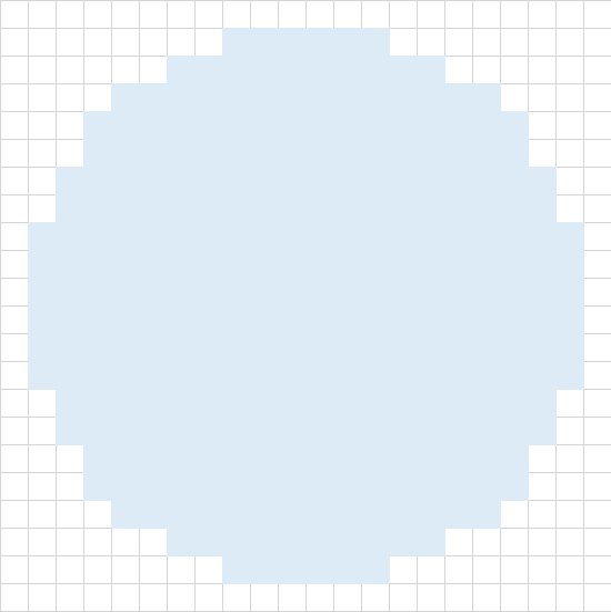 Excel Vba Excelでドットの円を描く 緒方空 Note