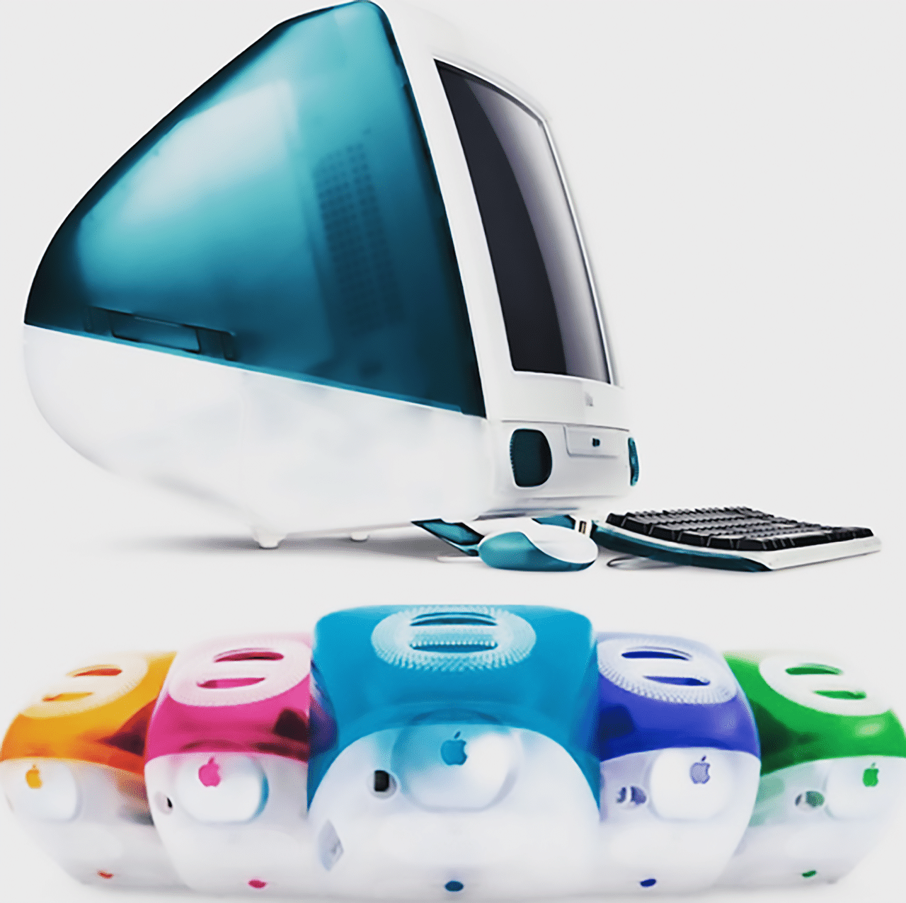 初代iMacジャンクアップル 初期 iMac スケルトンレッド ジャンク