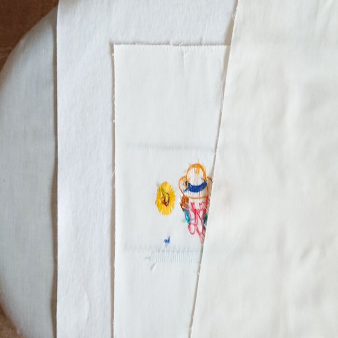 刺しゅうの作品にアイロンをかけるとき あさだじゅんこ ハコベノハコ Note