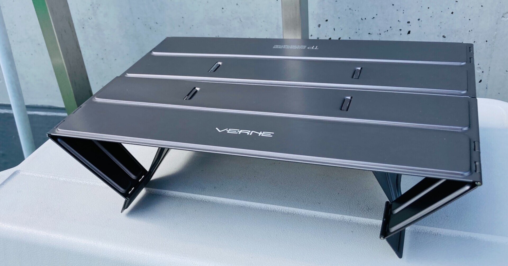 VERNE ベルン TREKKING PAD トレッキングパッド テーブル ブラック