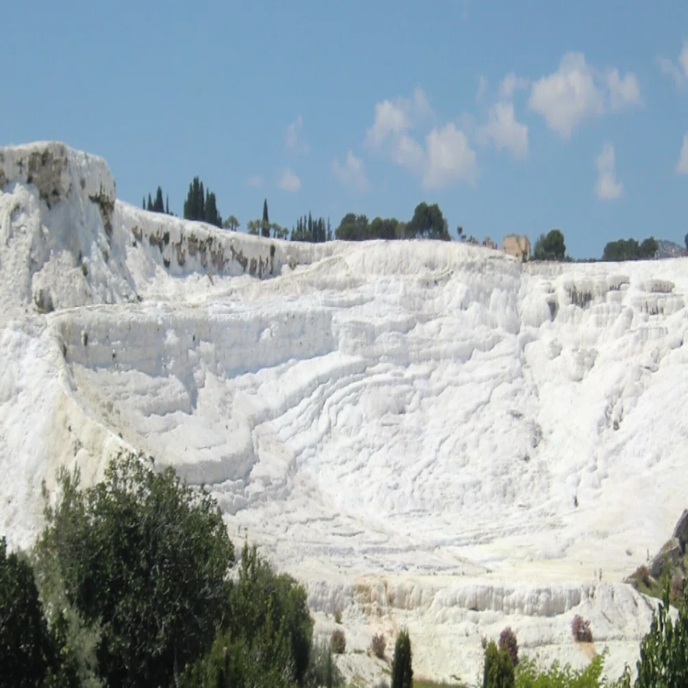 トルコ ヒエラポリス パムッカレ 石灰棚と遺跡を裸足で歩く Pamukkale Hierapolis Denizli 505nuts Note