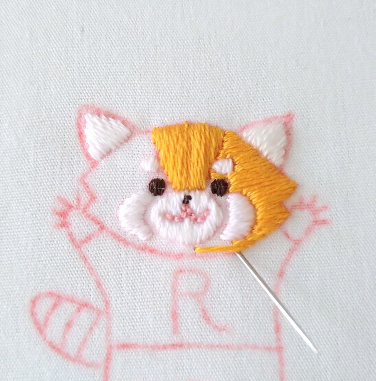 珍しい刺繍絵です。(顔料を使用して手描きではない) WEB販売終了】上野アーティストプロジェクト2025「刺繍―針がすくいだす