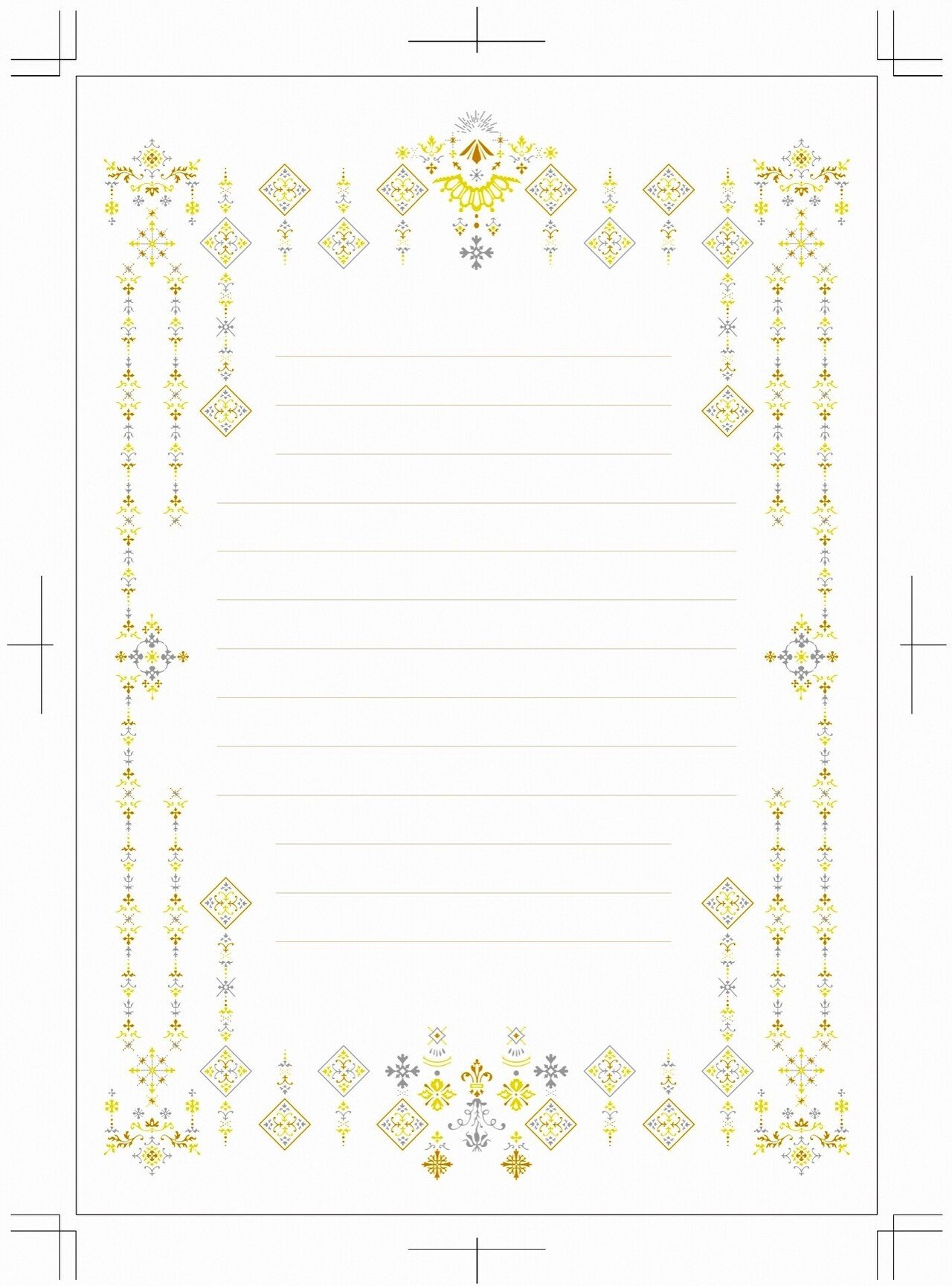 久しぶりに手紙を書きたくなる箔便箋」｜コスモテック