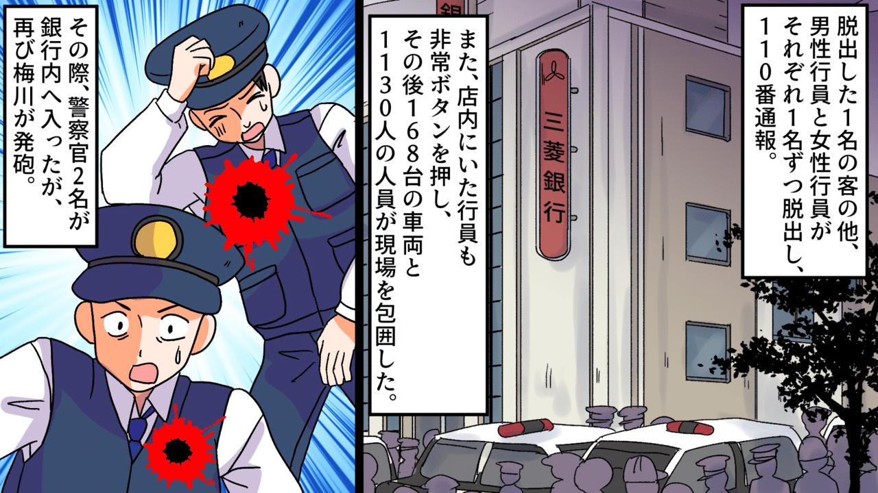 実話 人質の女を脱がせて肉の盾に 昭和史上最悪の立てこもり事件 三菱銀行人質事件 漫画 雑学王子トリビアーン Note