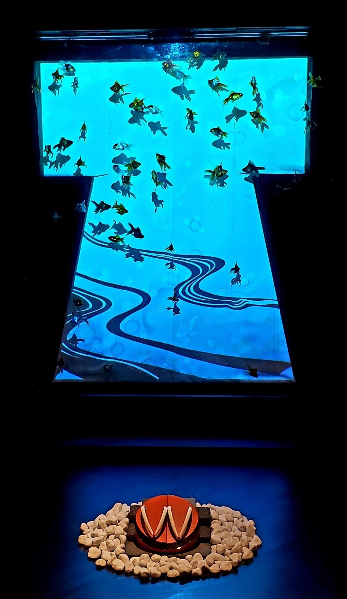 油彩画　金魚の群れ e m89474301140_1.jpg?1616330312