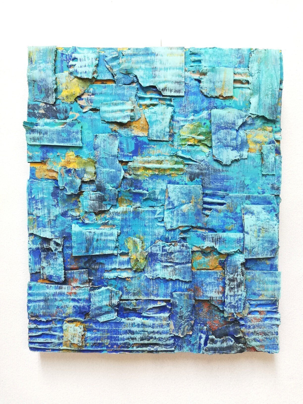 抽象画 原画「祝詞(いわいうた)」