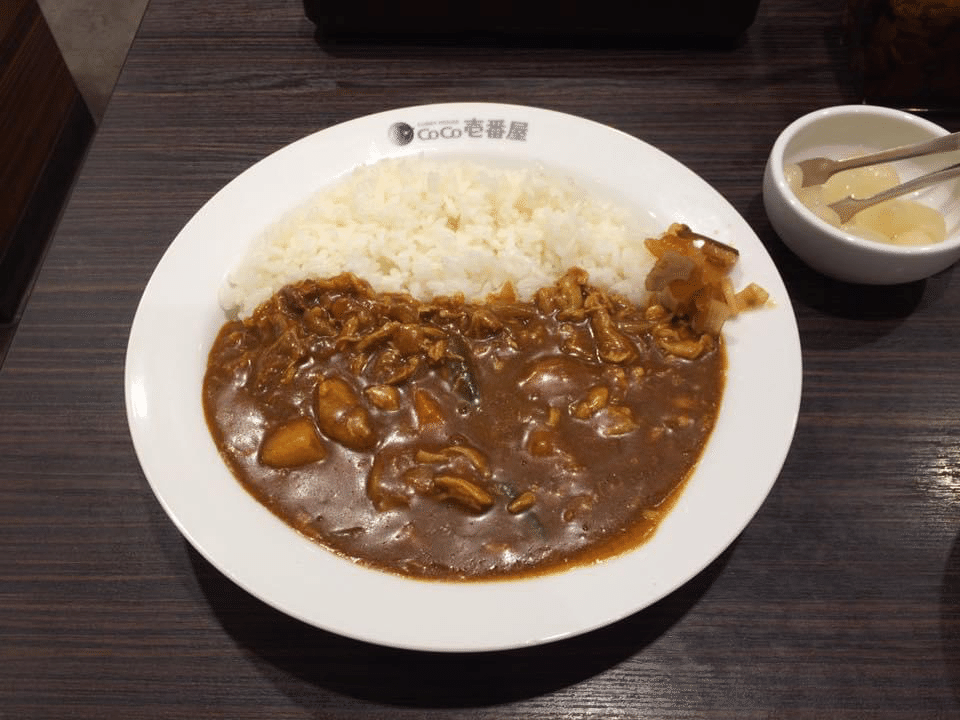 食事 赤坂の Coco壱番屋 港区赤坂店 の豚しゃぶ野菜カレーライス 桔梗の花 도라지 Note