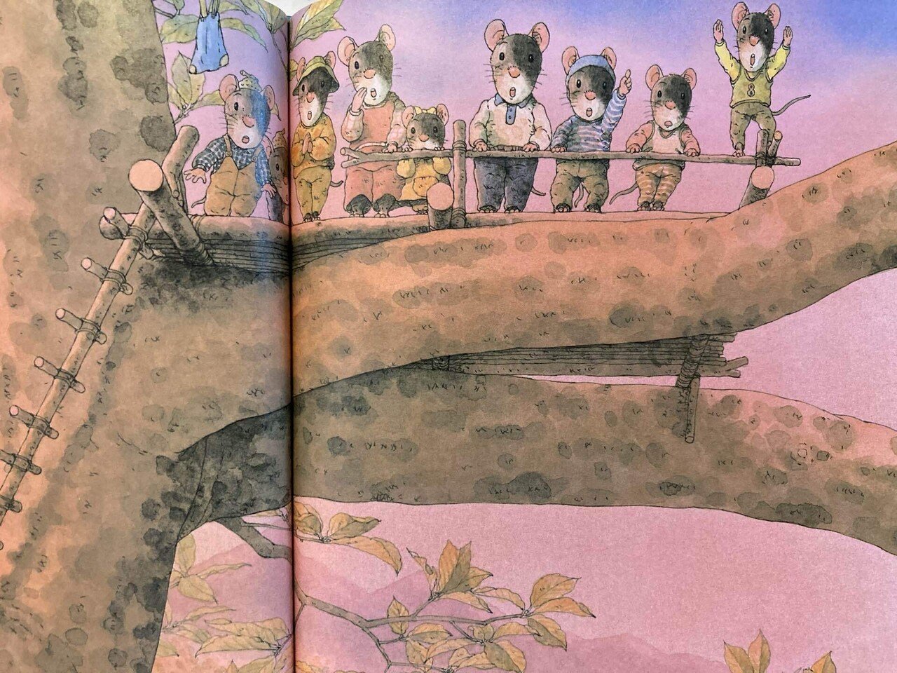いわむらかずお 絵 絵画 こんばんは、まんまるおつきさん。