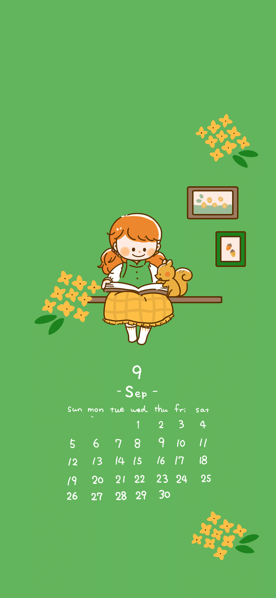 9月の壁紙 カレンダー配布 フタバ イラストレーター 漫画家 Note 9月の壁紙 カレンダー配布 フタバ イラストレーター 漫画家 Note