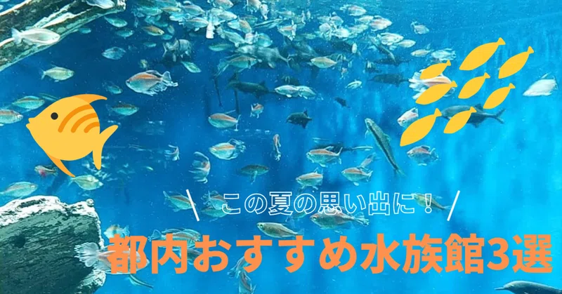 この夏の思い出に 水族館好きライターが選ぶ 都内のおすすめ水族館3選 Gaku Yomu Note