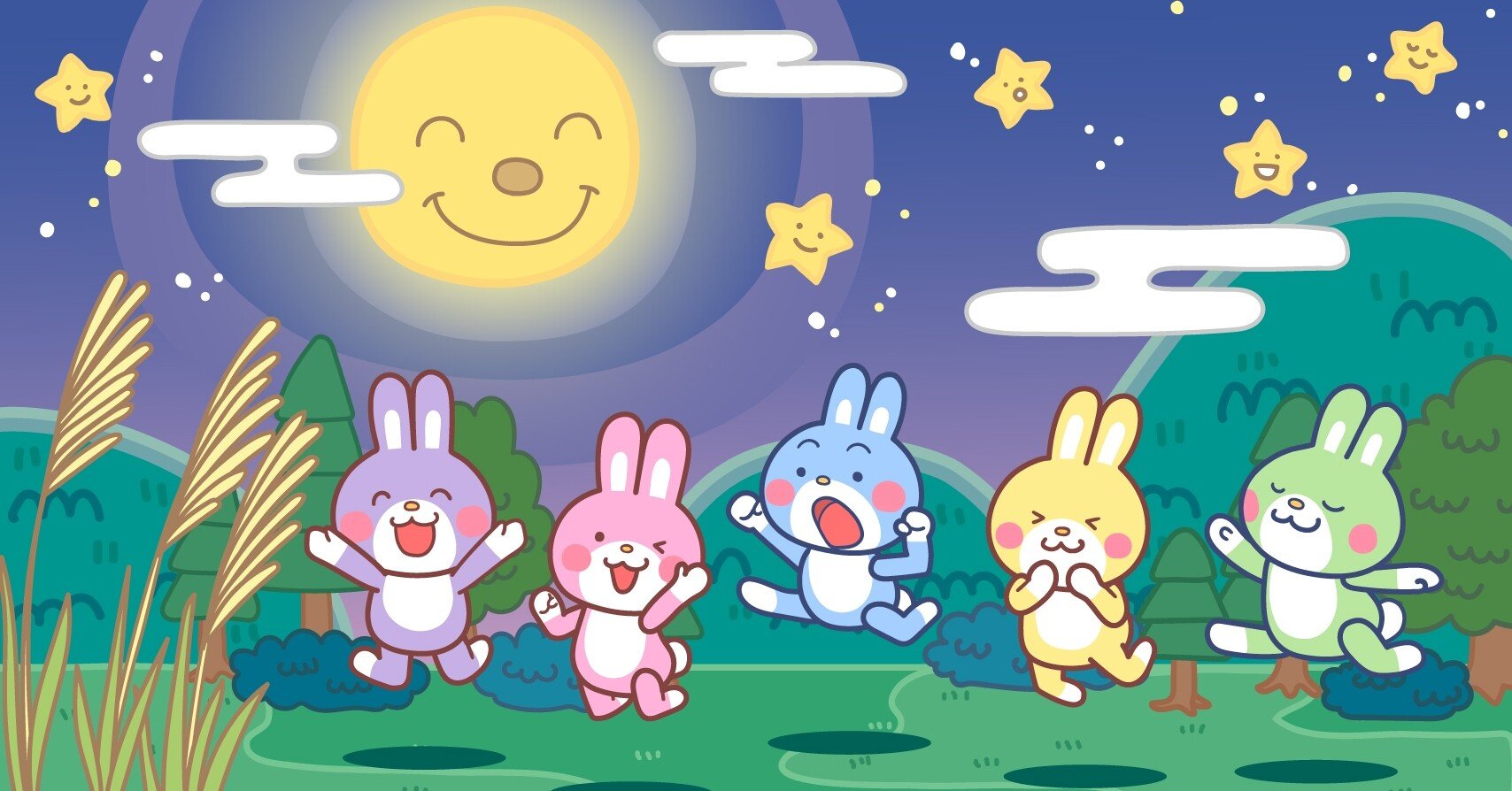 お仕事報告 童謡 うさぎうさぎ のイラストを描きました ひとだまこ Note お仕事報告 童謡 うさぎうさぎ のイラストを描きました ひとだまこ Note