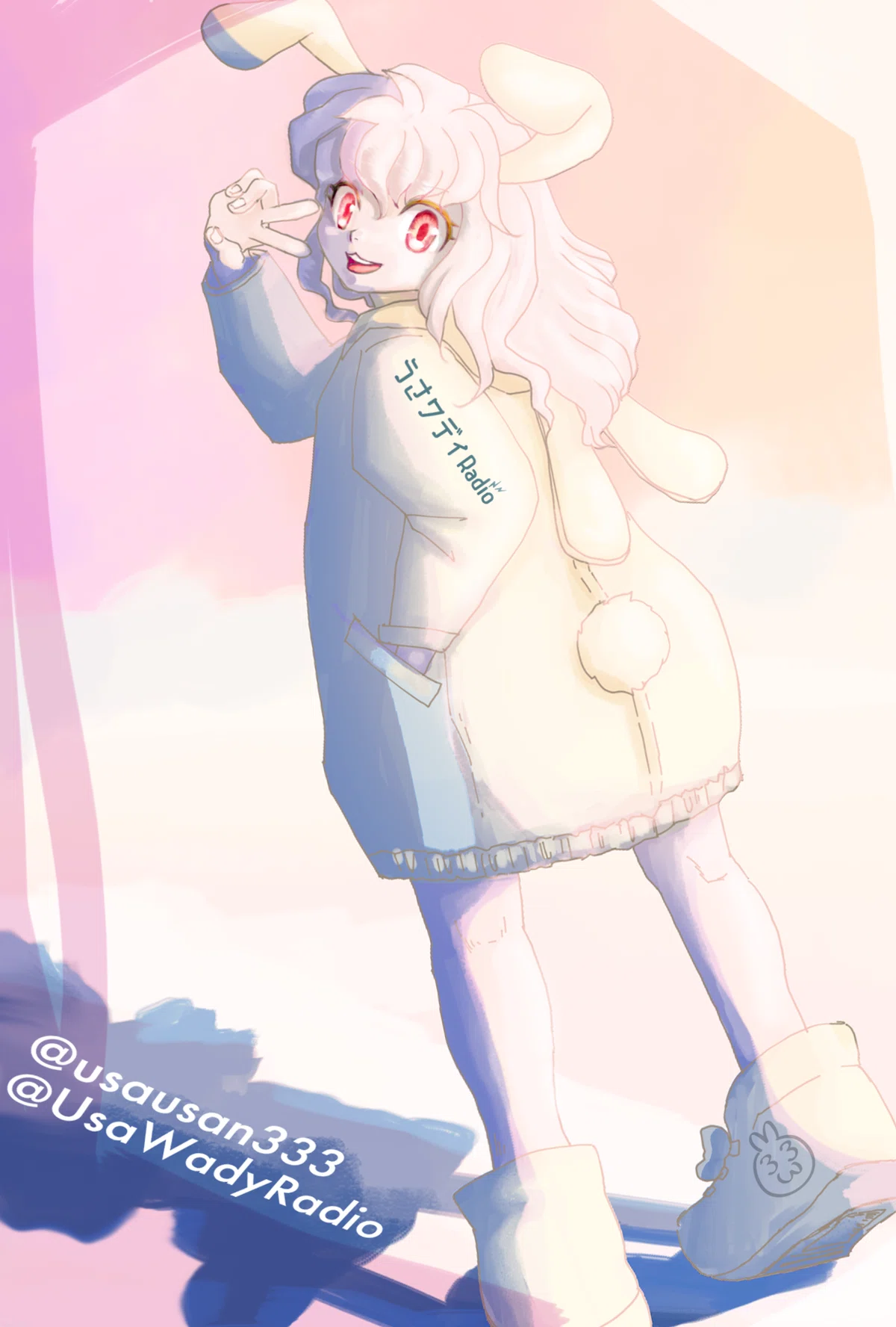 擬人化うさうさん3