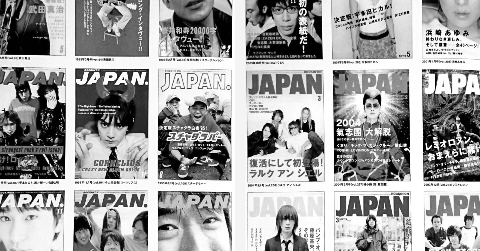 【2024A/W新作★送料無料】 ROCKIN'ON JAPANの表紙を飾ったアーティスト一覧（1986-2021 その他