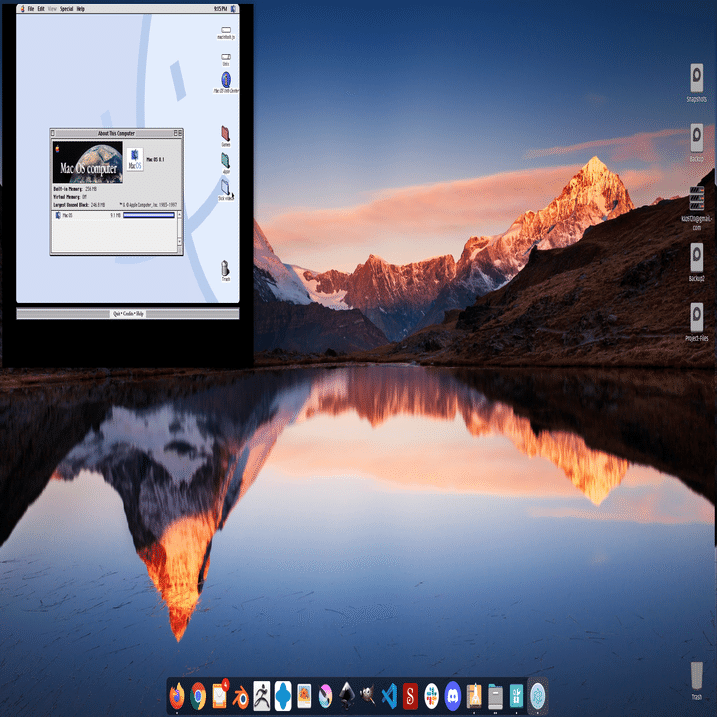 クラシックMacOS on Pop!_OS｜Histone