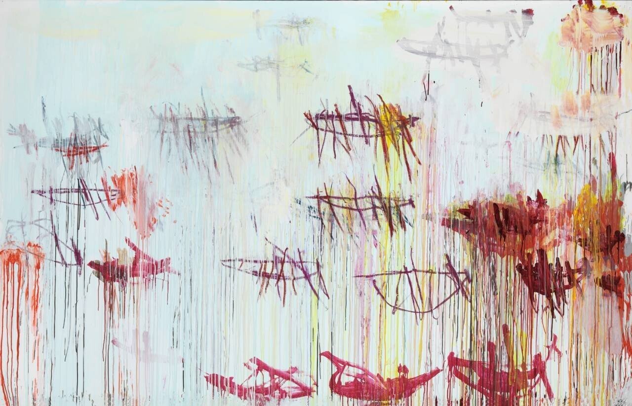 線と形と色彩の闘争、サイ・トゥオンブリーの絵画のための幾つかの言葉