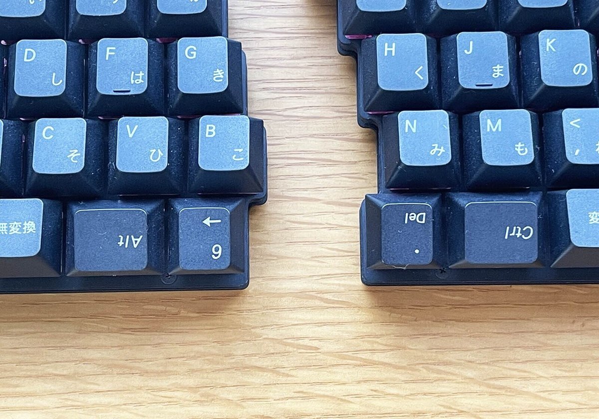 日本語配列 左右分離型自作キーボード JISplit89を使ってみた｜三雲岳斗