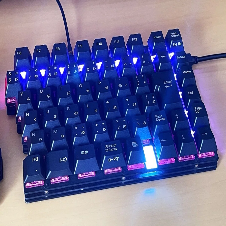 日本語配列 左右分離型自作キーボード JISplit89を使ってみた｜三雲岳斗
