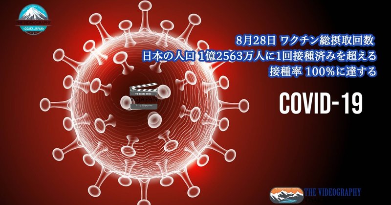 日本の新型コロナ ワクチン接種予測 Covid-19 Vaccination in Japan ※8月27日公開分