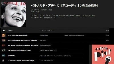 サルデスカに教えられてジョテダレカフェ アコーディオン弾きの息子 再発見と書きかえ Note