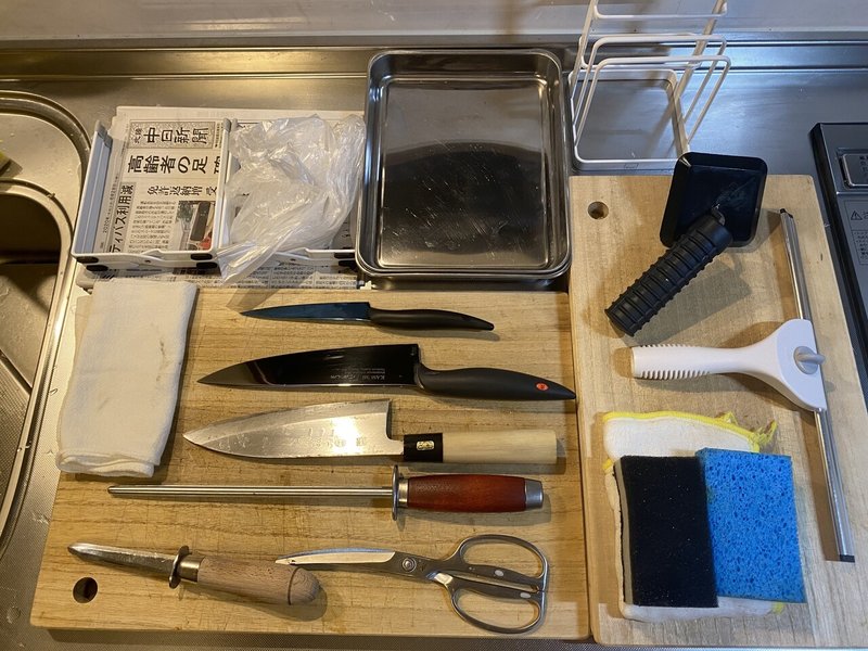 365日魚を捌き続けたおじさんがたどり着いた最強装備を紹介 刃物編 Noriaki Kawanishi 黒崎base半農style Note