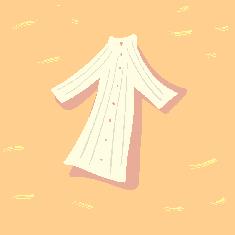 今日のイラスト かわいいコットンのワンピース 描きました みうちえ Note