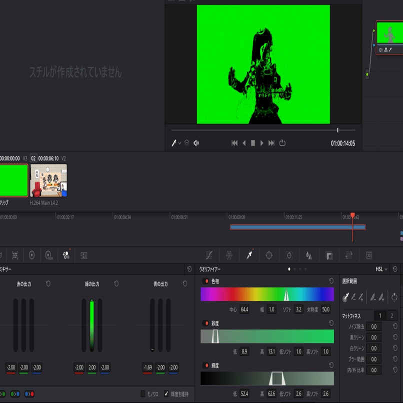 Davinci Resolveでbb素材とかgb素材を作る方法 バーチャル嫁イド レン Note