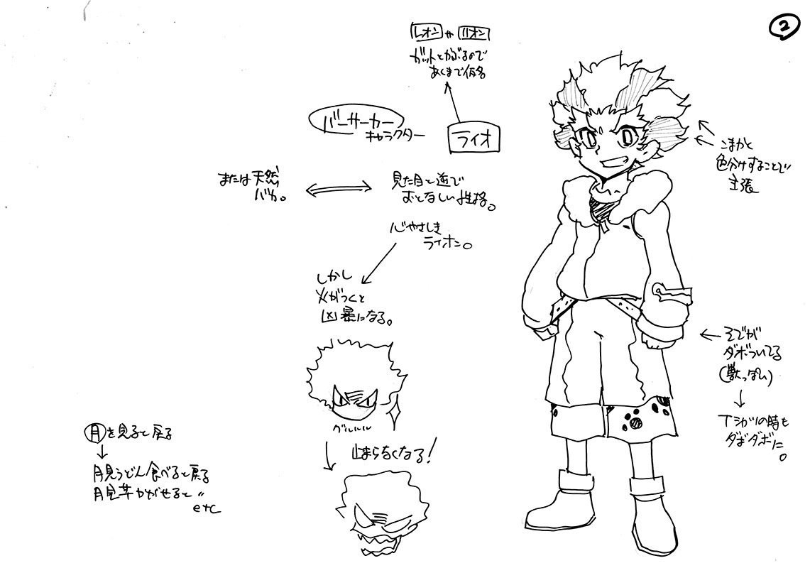 メタベイゼロジーのキャラデザ回想 足立たかふみ Note