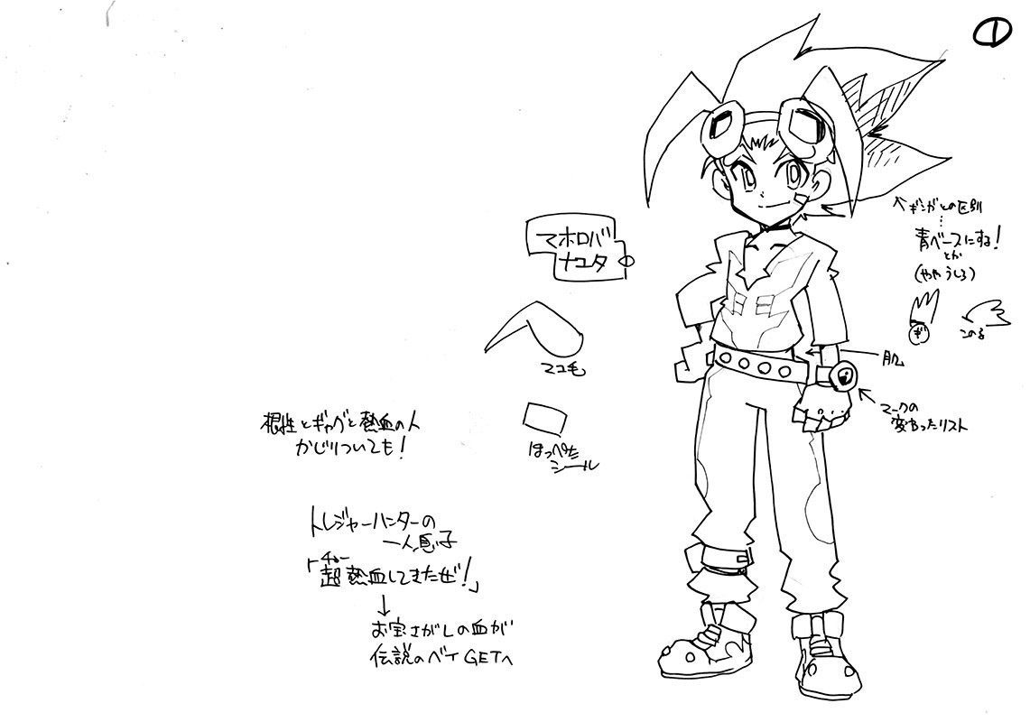 メタベイゼロジーのキャラデザ回想 足立たかふみ Note