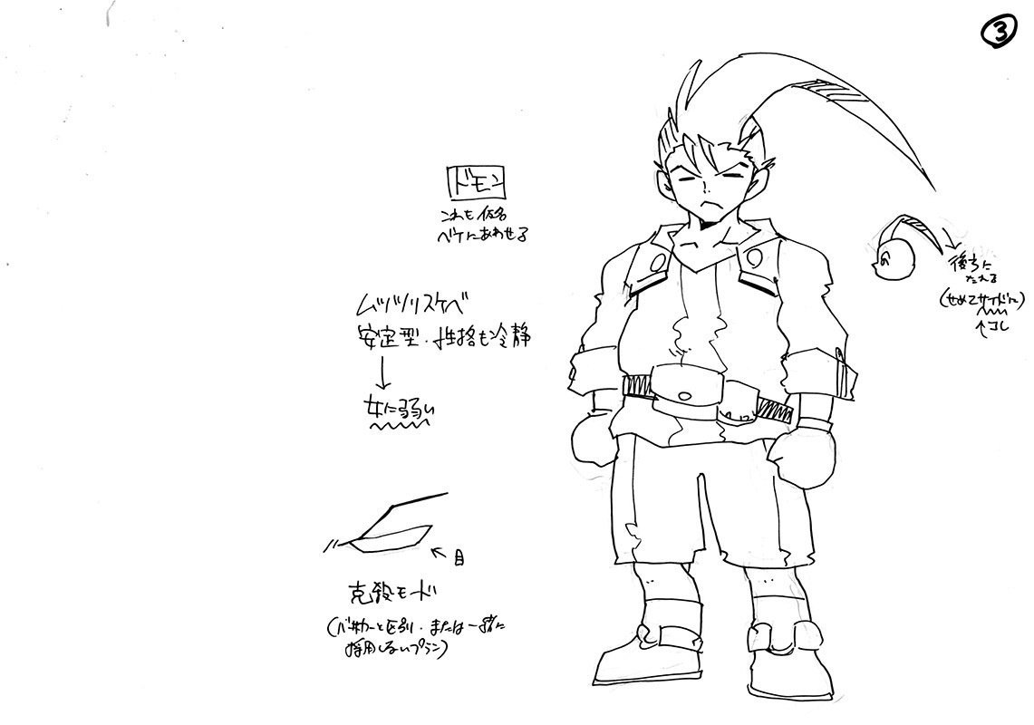 メタベイゼロジーのキャラデザ回想 足立たかふみ Note