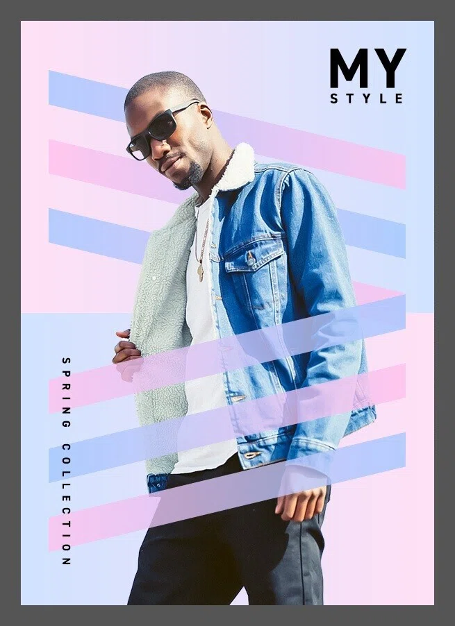 Photoshop Drill: Spring-themed Fashion Magazine Style Design｜リョウヘイ