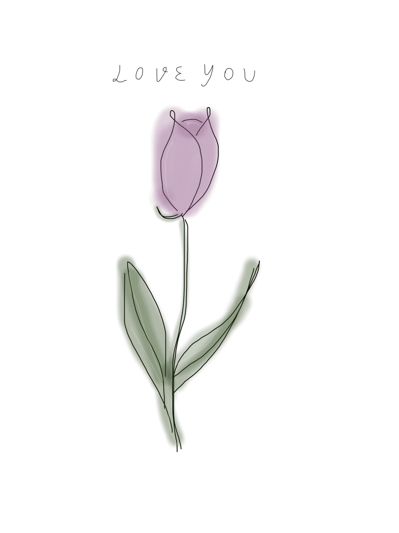 イラスト描いてみました チューリップの花言葉が素敵 ゆるーり Note