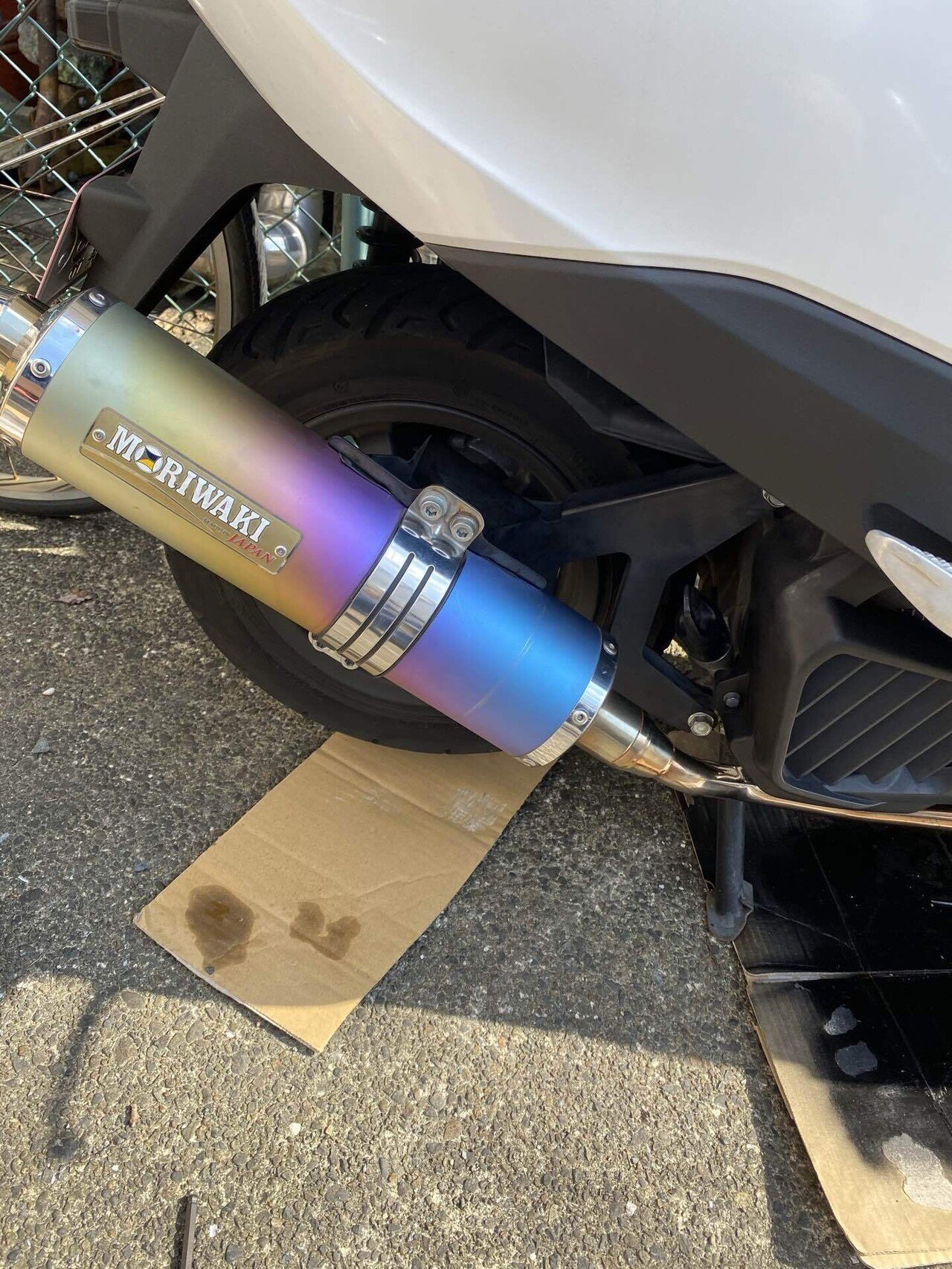 リード125 JF45 キタコ(KITACO) GPRダウンマフラー ステンレス