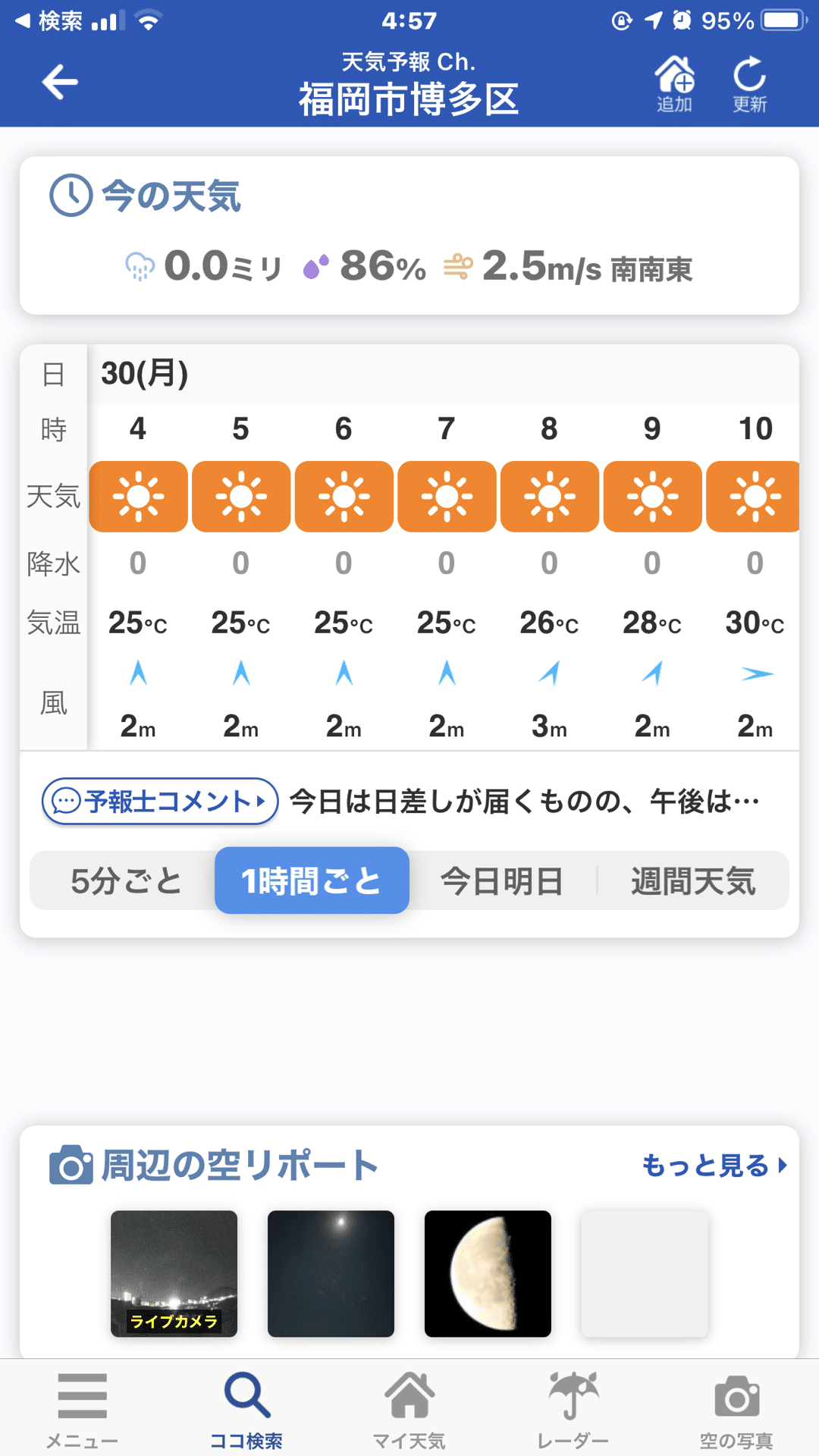 博多の天気予報 8月30日 水野立郎 Note