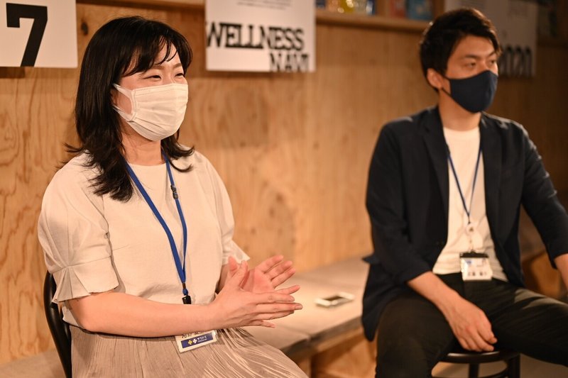 河野さん話中
