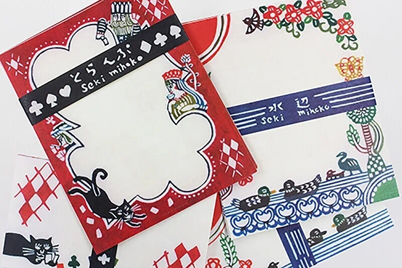 関美穂子の包装紙 40枚綴り　3種セット コラボ作家紹介 vol.19🎨 《関美穂子》｜表現社 cozyca products