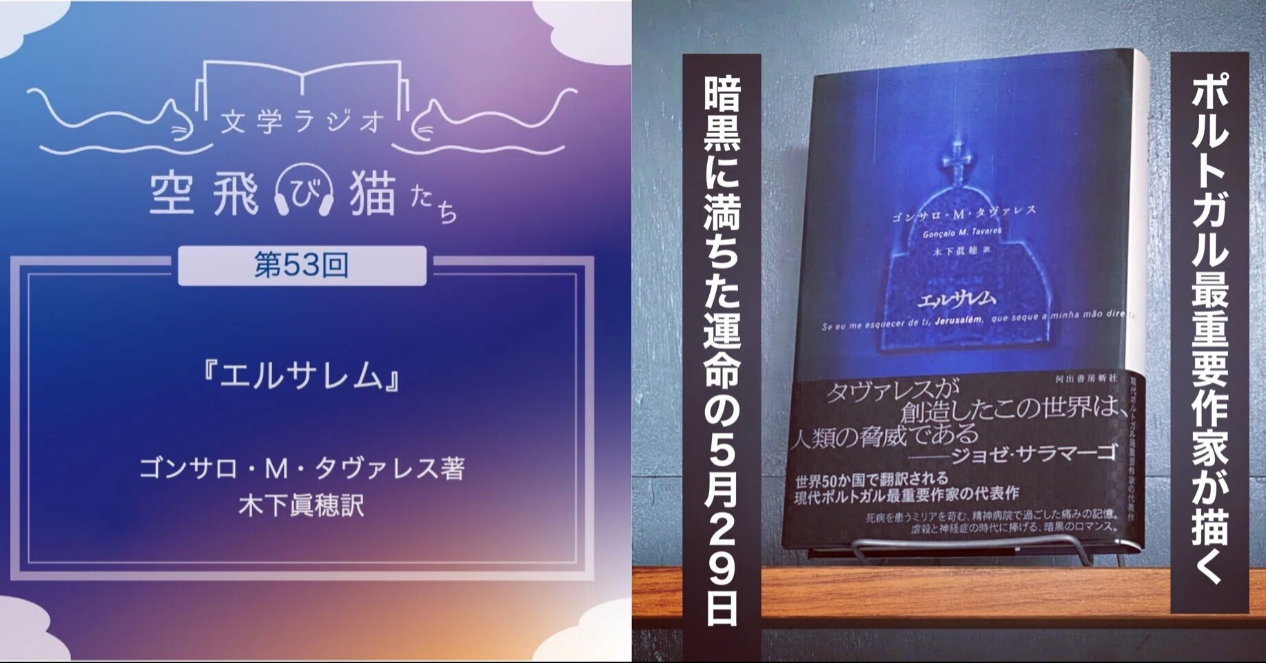 運命の5月29日「エルサレム」｜文学ラジオ空飛び猫たち