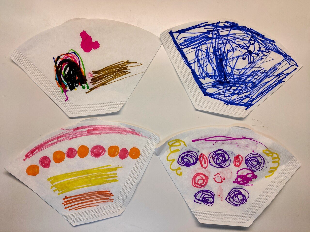 こどもとつくる 簡単 にじみ絵のお花たち ぽぴ Note こどもとつくる 簡単 にじみ絵のお花たち ぽぴ Note