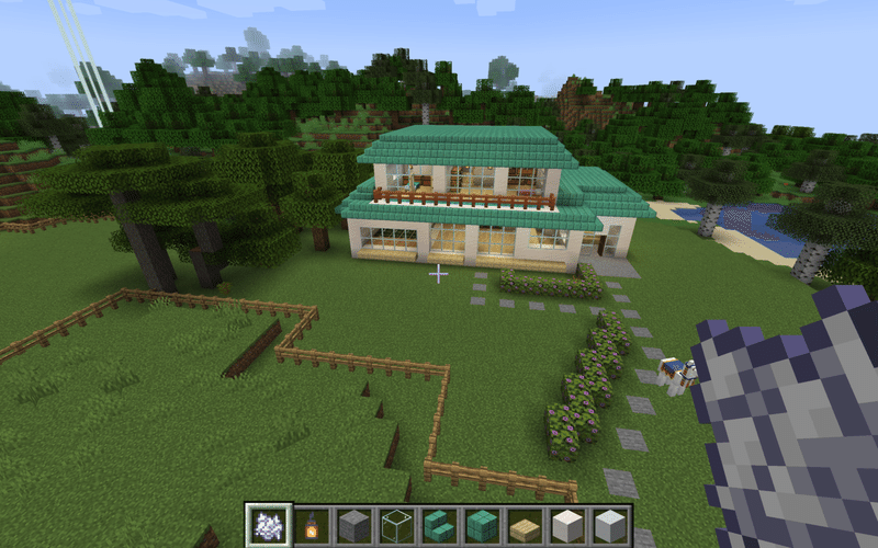 マイクラで旧実家が完成 ペンギンス Note