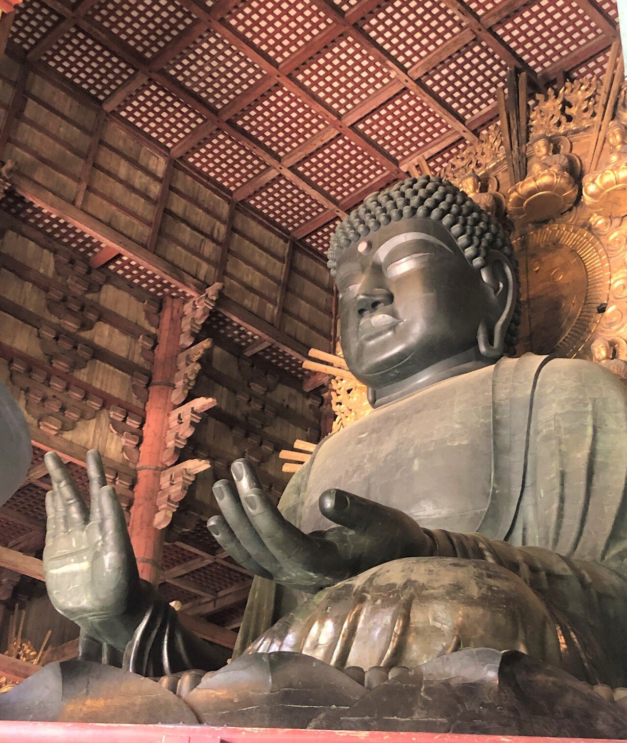 大仏様 ご確認 疫病退散を「奈良の大仏さま」に祈る。手のひらの水かきの意味｜天野