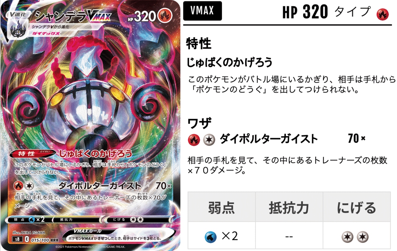 シャンデラvmaxをちょい考察 デッキレシピ付 Violaのポケカ備忘録 Note シャンデラvmaxをちょい考察 デッキレシピ付 Violaのポケカ備忘録 Note